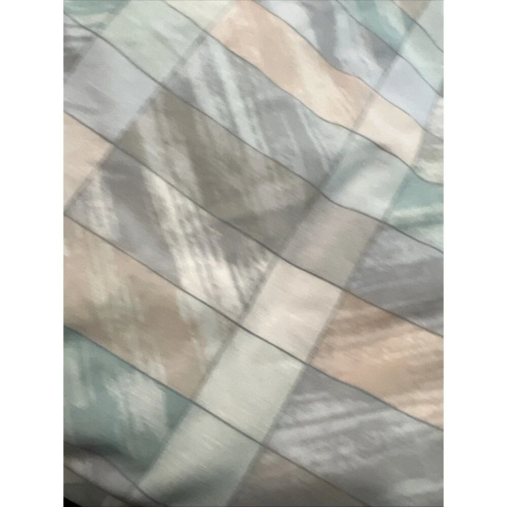 J.P. Stevens | Vintage King Sheet Set | Pastel Squares & Rectangles | 1980's